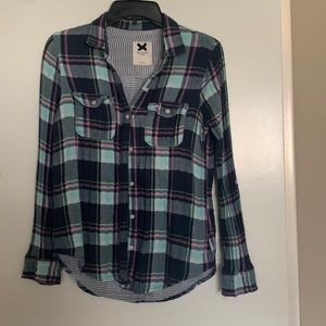 Spring button down flannel